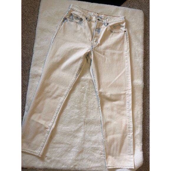 Levis Womens Red Tag Light Faded Blue Jeans 501 W3 L29 - Picture 2 of 13